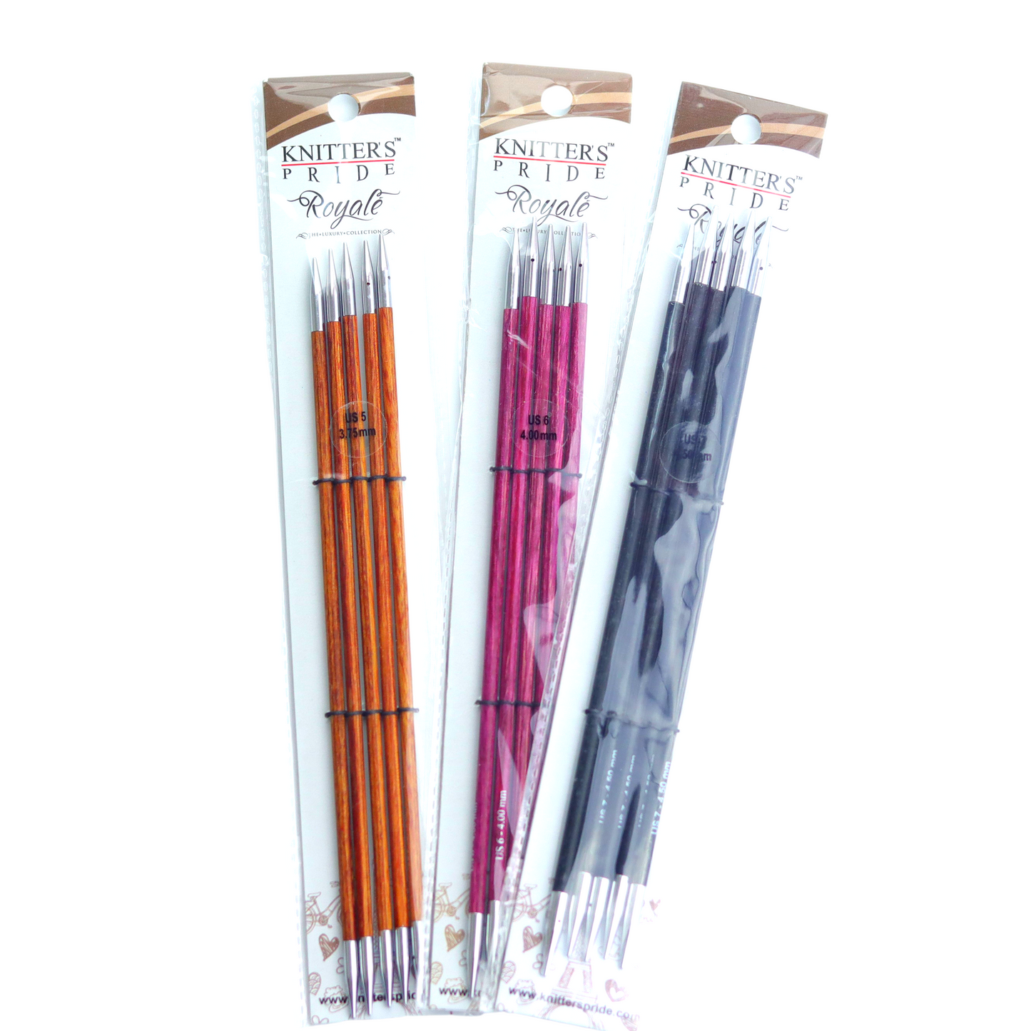 Knitter's Pride Royale 8" Double Pointed Knitting Needles (5pcs)