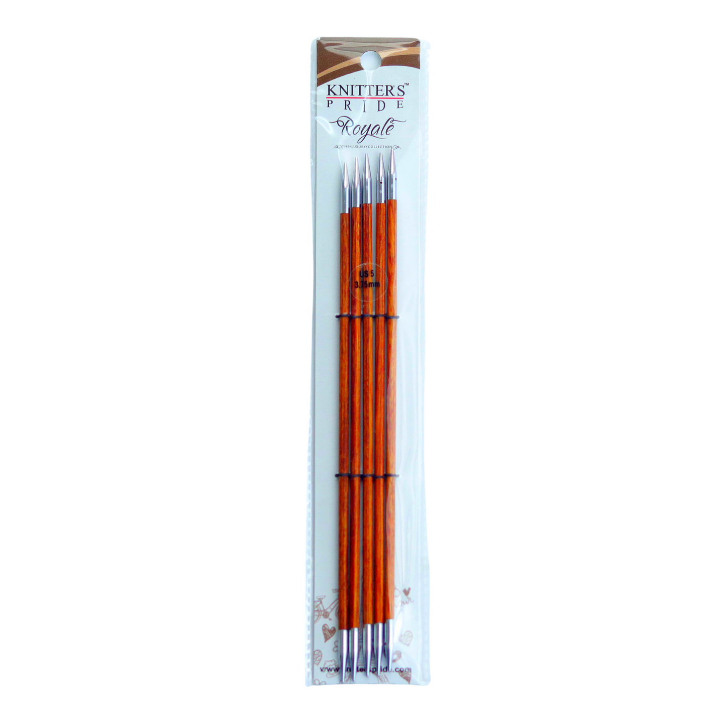 Knitter's Pride Royale 8" Double Pointed Knitting Needles (5pcs)