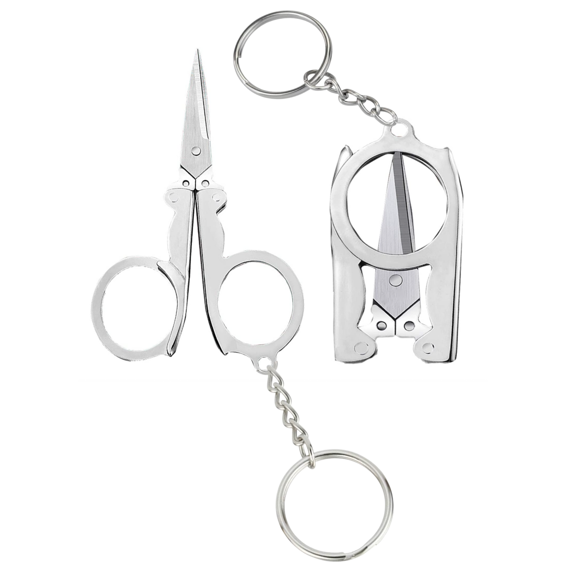 Folding Scissors With Key Chain