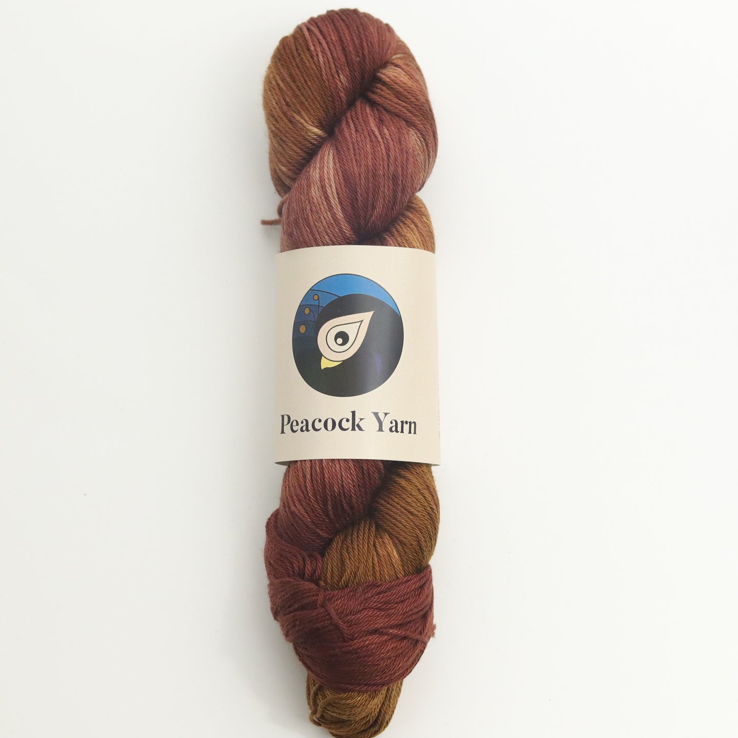 Peacock Yarn Light DK Cotton | Rusty Ruby | Hand Dyed 100% Cotton Yarn