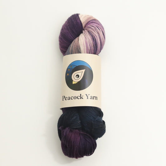 Peacock Yarn Sport Cotton | Assorted Purples | Hand Dyed 100% Cotton Yarn